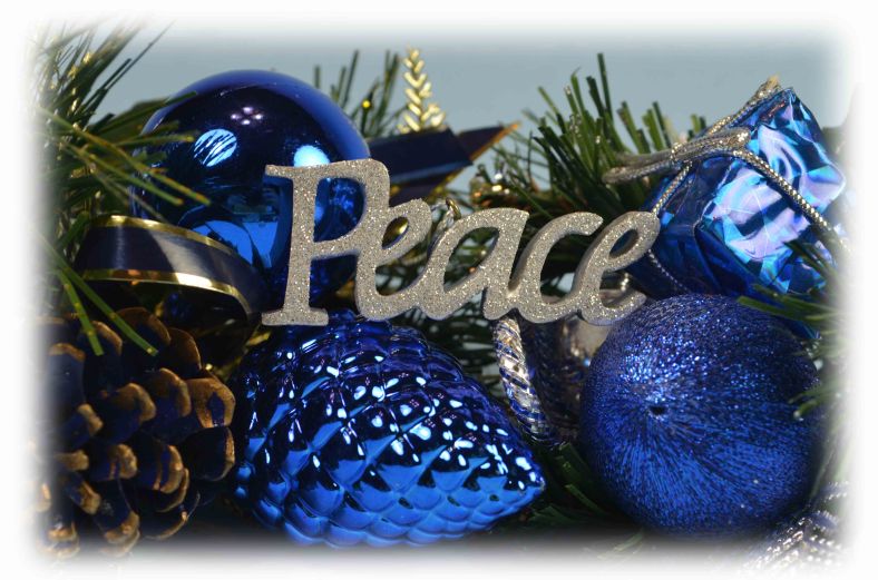 christmas peace decoration